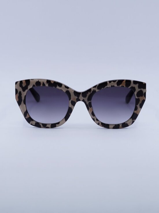 Kate Spade JALENA/S 07RM 9O Sunglasses Panter Cat Eye Frame, Grey Lenses main image 4